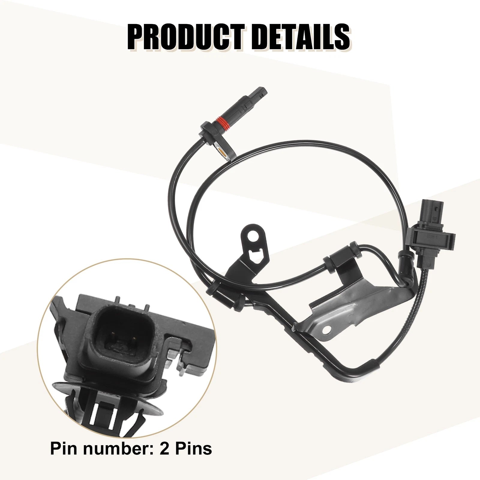 4X ABS Wheel Speed Sensor for Acura MDX (2007–2013)