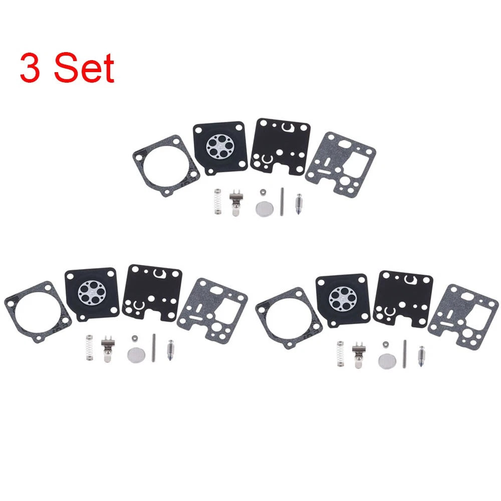 3X Carburetor Repair Kit for Echo SRM-225, PB-251, GT-225 (RB-123, RB-188)
