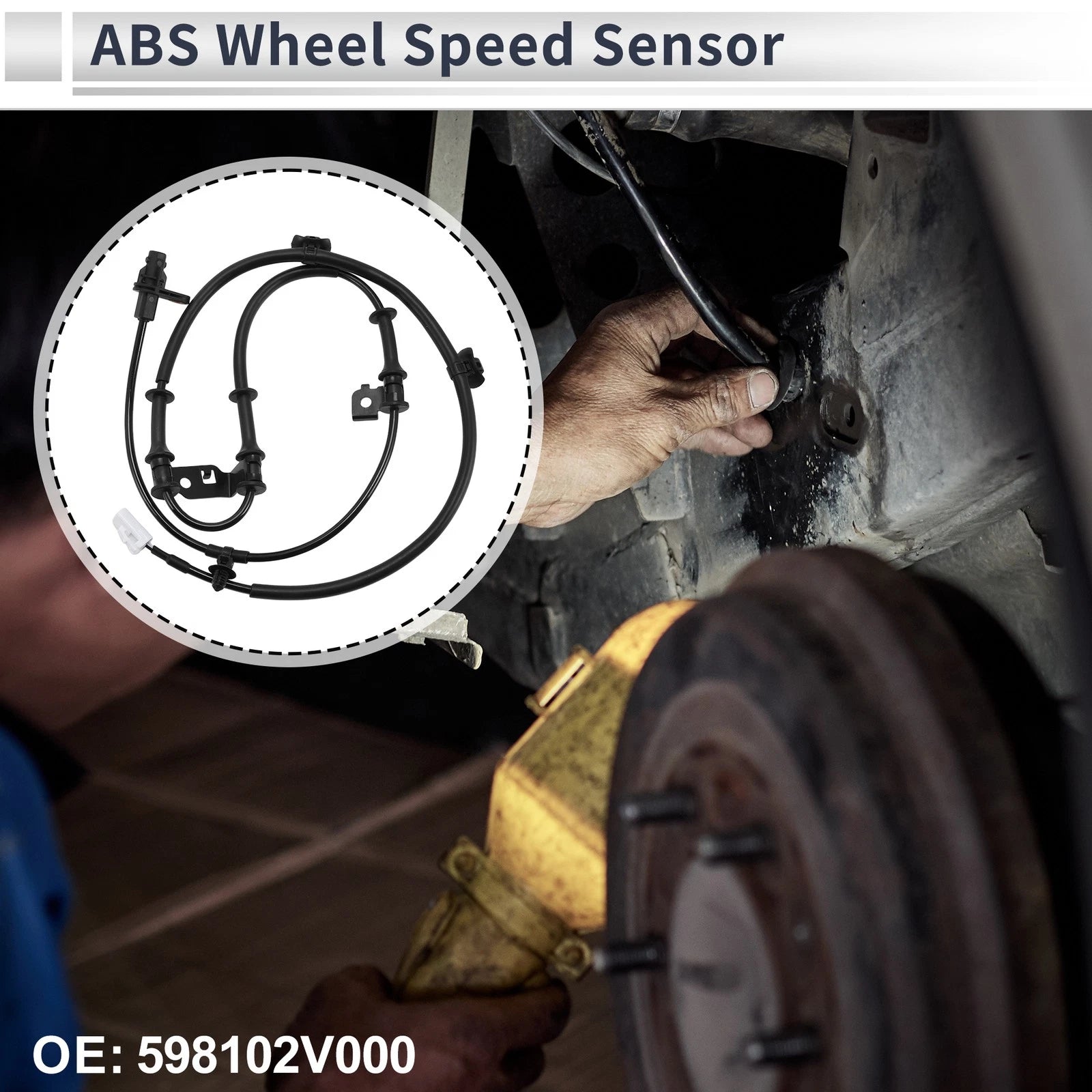 ABS Wheel Speed Sensor Replacement for Hyundai Veloster SE (2011–2014)