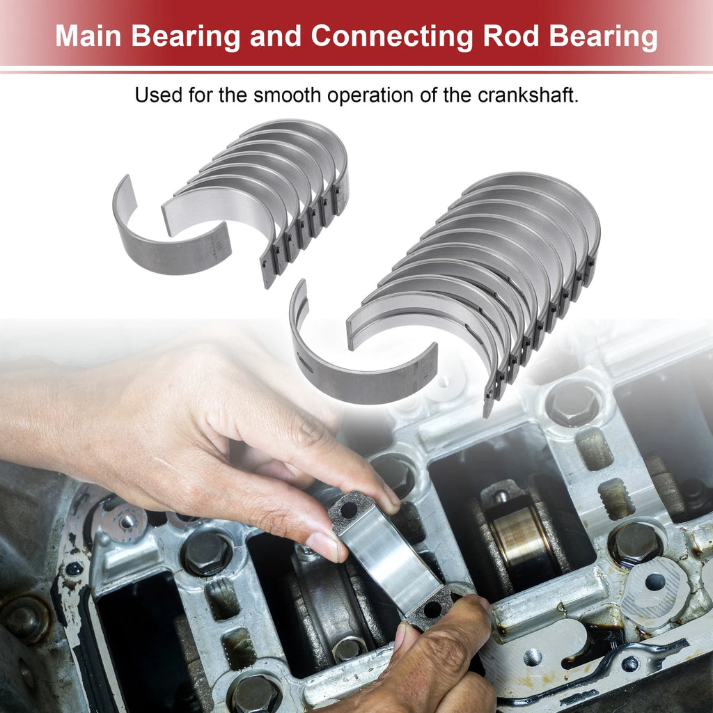 Engine Main and Connecting Rod Bearing Kit Replacement for Mercedes C180K (2007–2014)