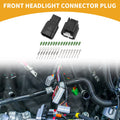 8 Pin Front Headlight Connector Plug for Honda