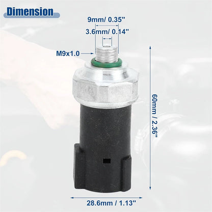 Air Conditioner Pressure Sensor Switch for Nissan Frontier (1998–2003) 92137-4S100, 921374S100