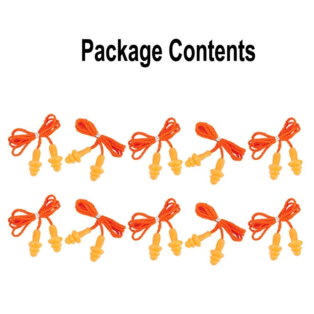 20X Reusable Silicone Earplugs for Universal Use (2023)