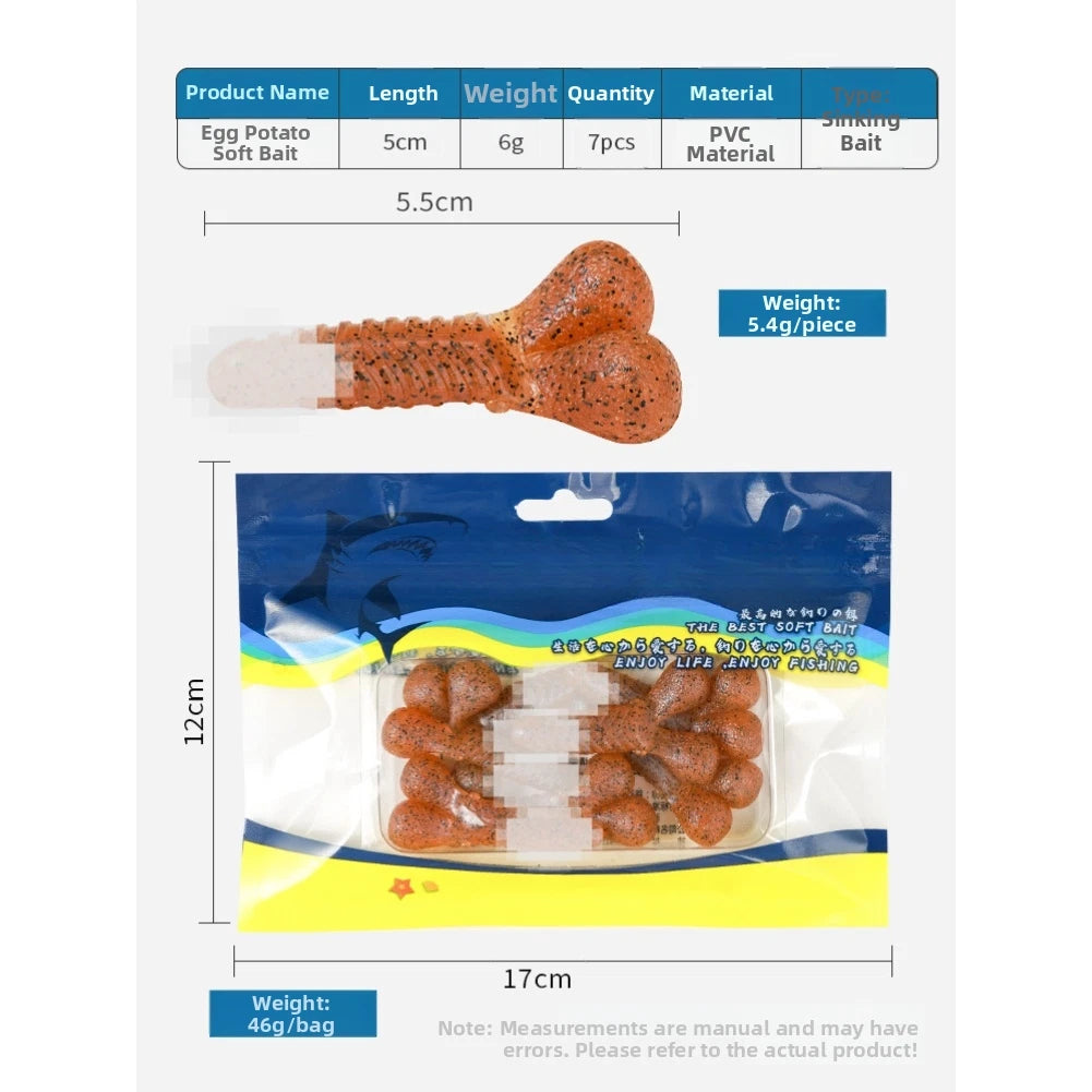 Soft Fishing Lure for Accurate Casting (2X Pack)