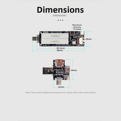 X3 M001 USB Tester for Accurate Voltage Current Resistance Readings