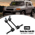 2pcs Front Sway Bar Link Replacement for Toyota 4Runner FJ Cruiser (2010–2024)