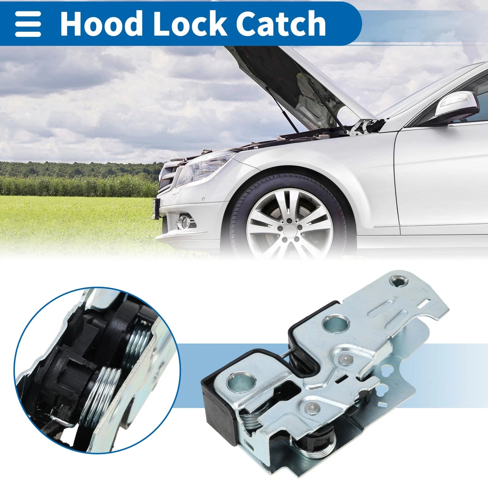 Hood Latch Assembly for Volkswagen Amarok (2010–2016) Replacement
