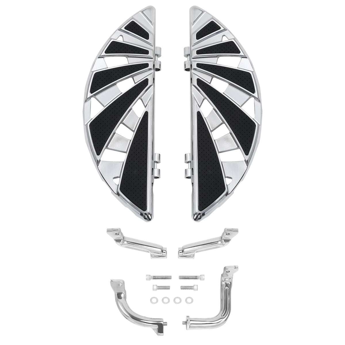 Chrome Driver Floorboards Mount Bracket for Harley Touring Road Glide (2014–2024)