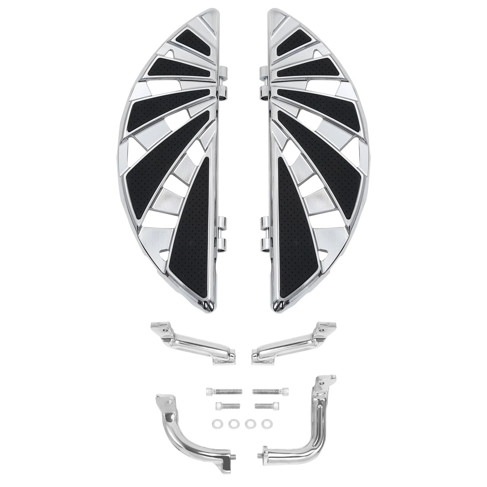 Chrome Driver Floorboards Mount Bracket for Harley Touring Road Glide (2014–2024)