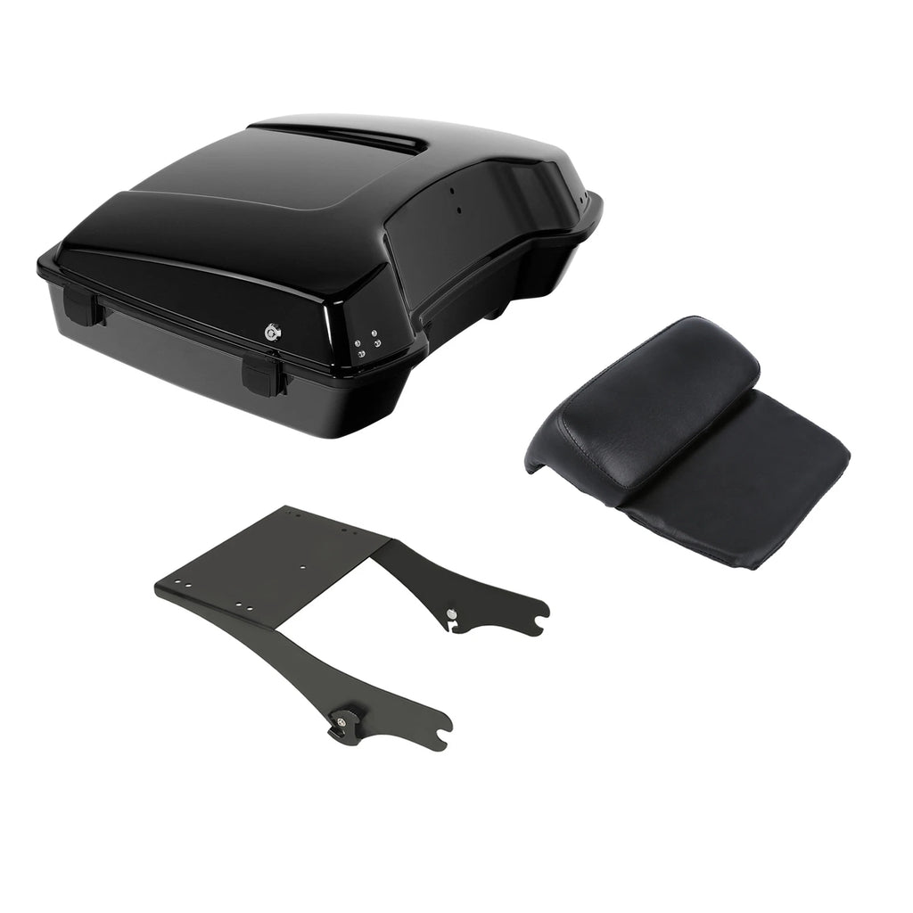 Trunk Backrest Pad Mount Rack for Harley Touring Glide (1997–2008)