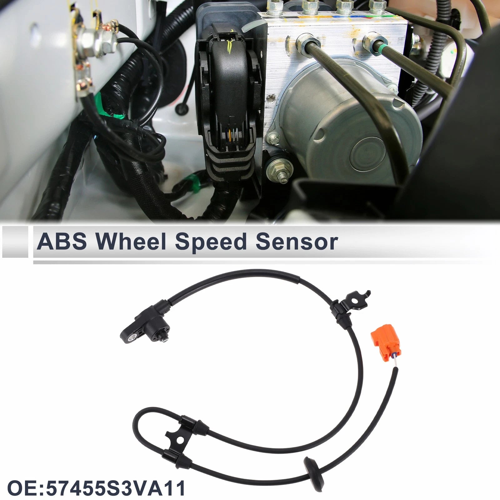 ABS Wheel Speed Sensor No. 57455S3VA11 for Acura MDX (2003–2006) Front Left