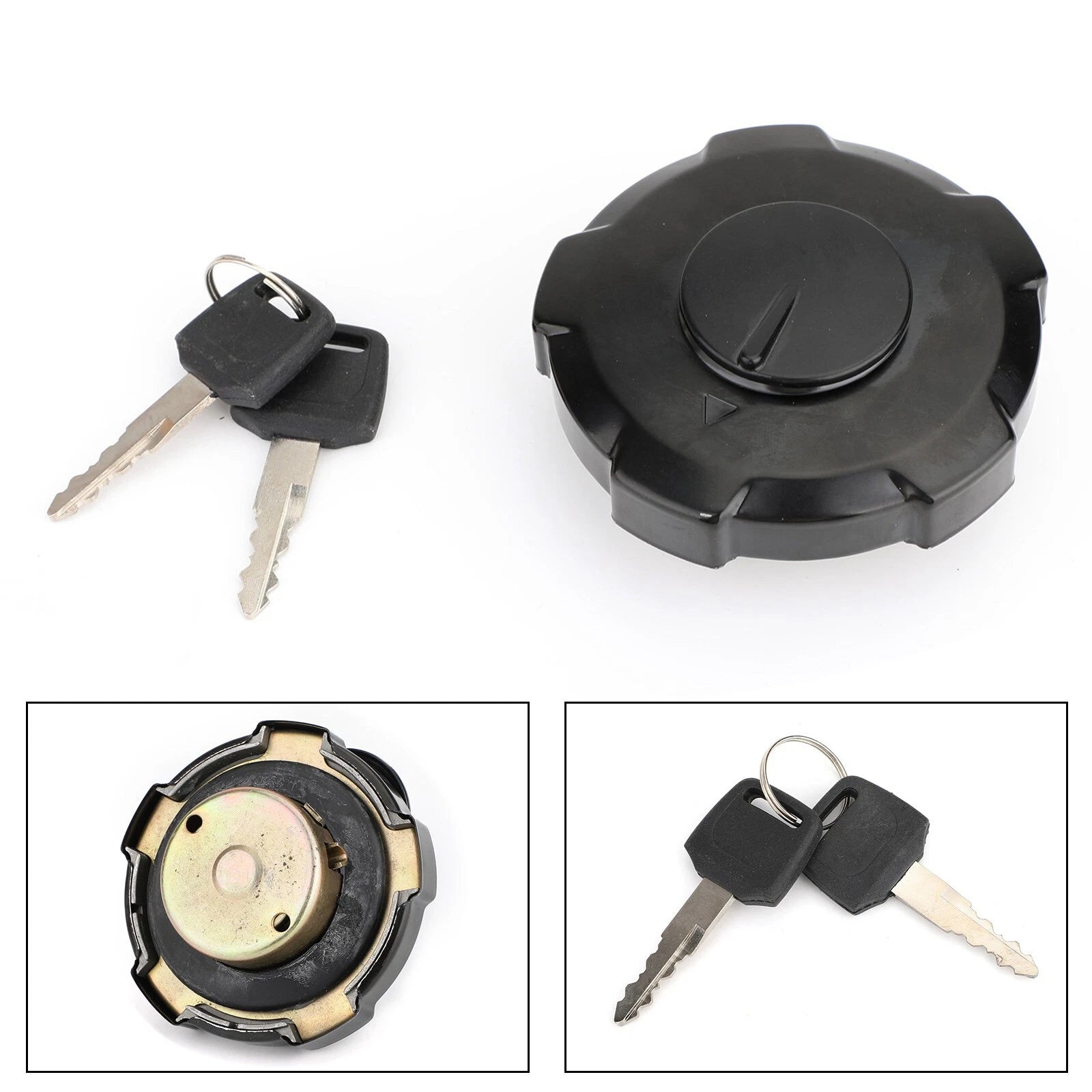 Set of 2 Fuel Gas Tank Cap Keys for Honda CRM50R CRM75R MTX 80/125/200 NX 125/250/500