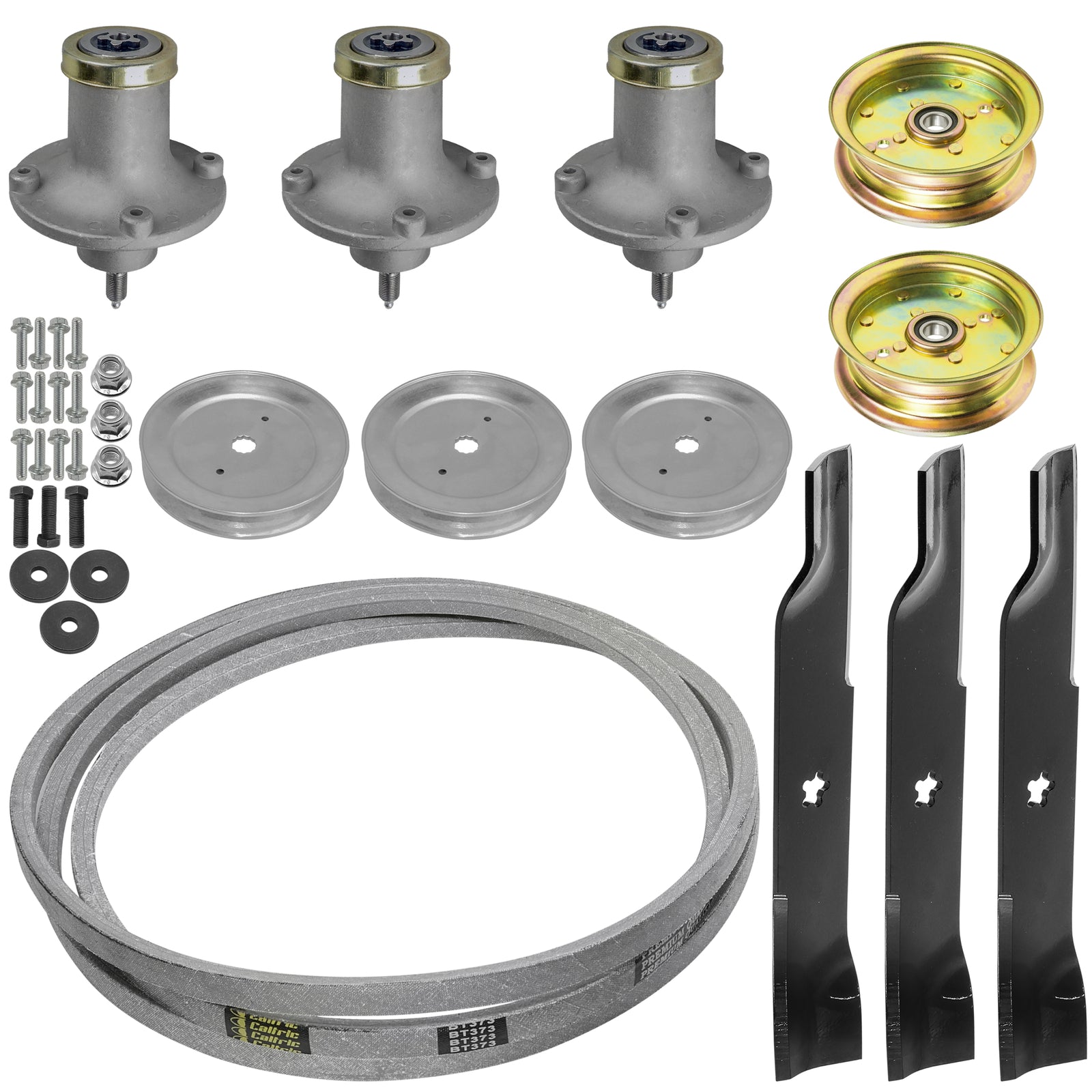 Deck Spindle with Pulley Blade and Belt for Dixon Ram 48 ZT (2000–2000)