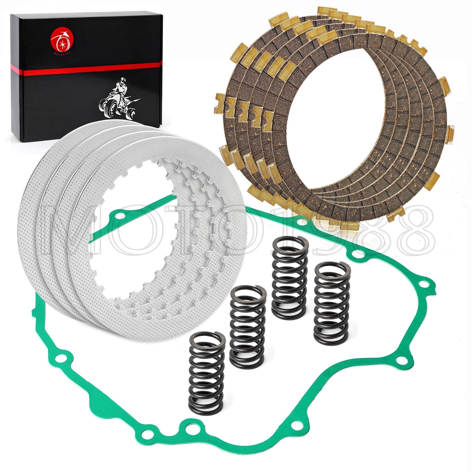 Clutch Kit with Heavy Duty Springs & Gasket for Kawasaki Ninja 250R (2008–2012)