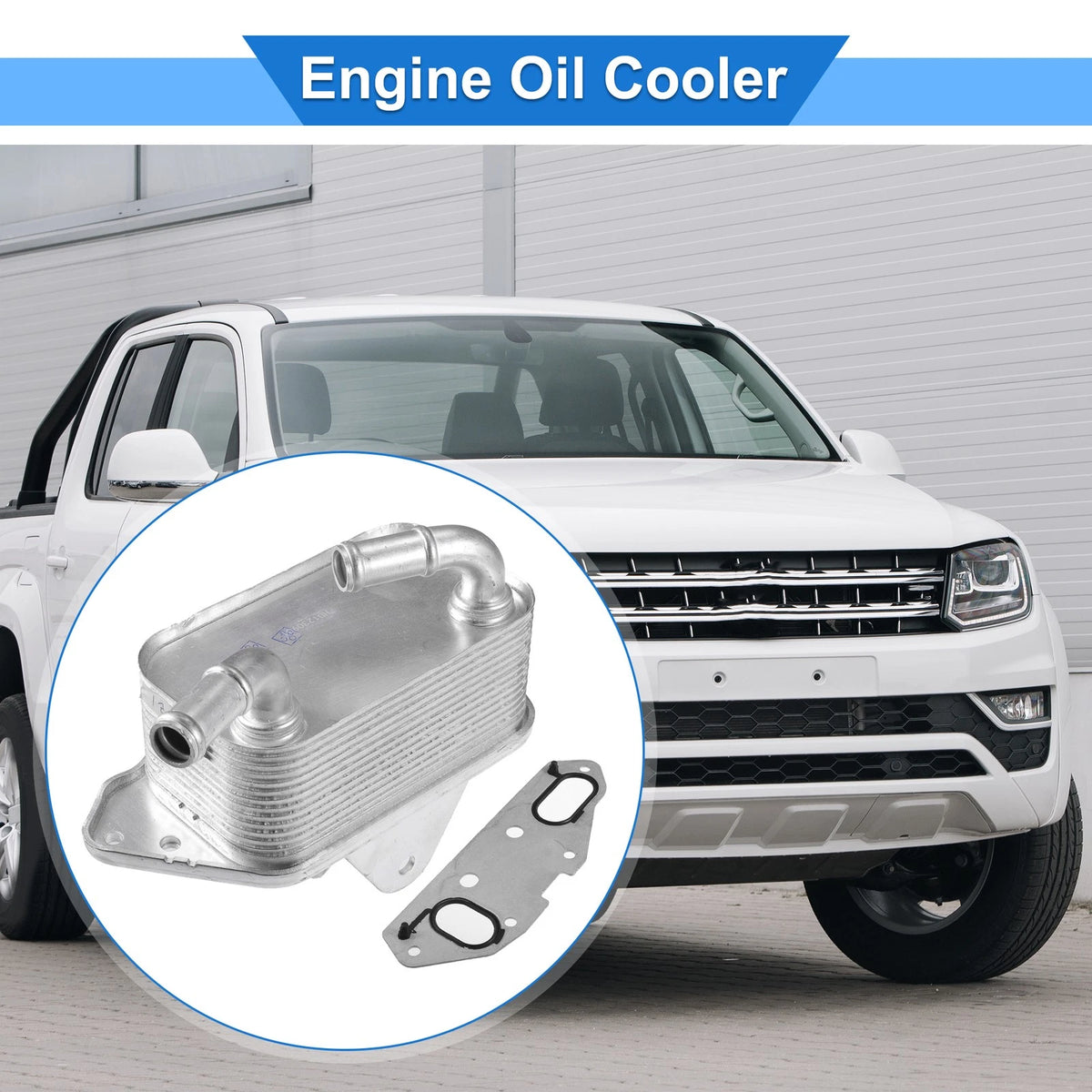 Engine Oil Cooler with Gasket for Volkswagen Touareg (2004–2010)