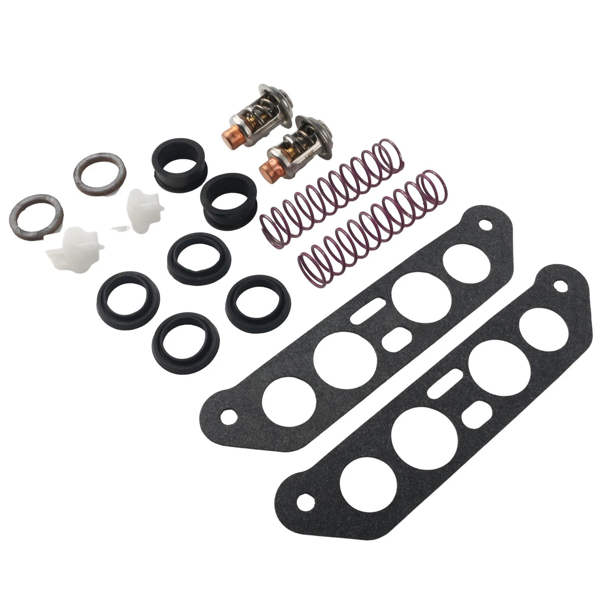 Thermostat kit for Evinrude Johnson OMC BRP 65 80 JET 80-140 HP V4 Crossflow