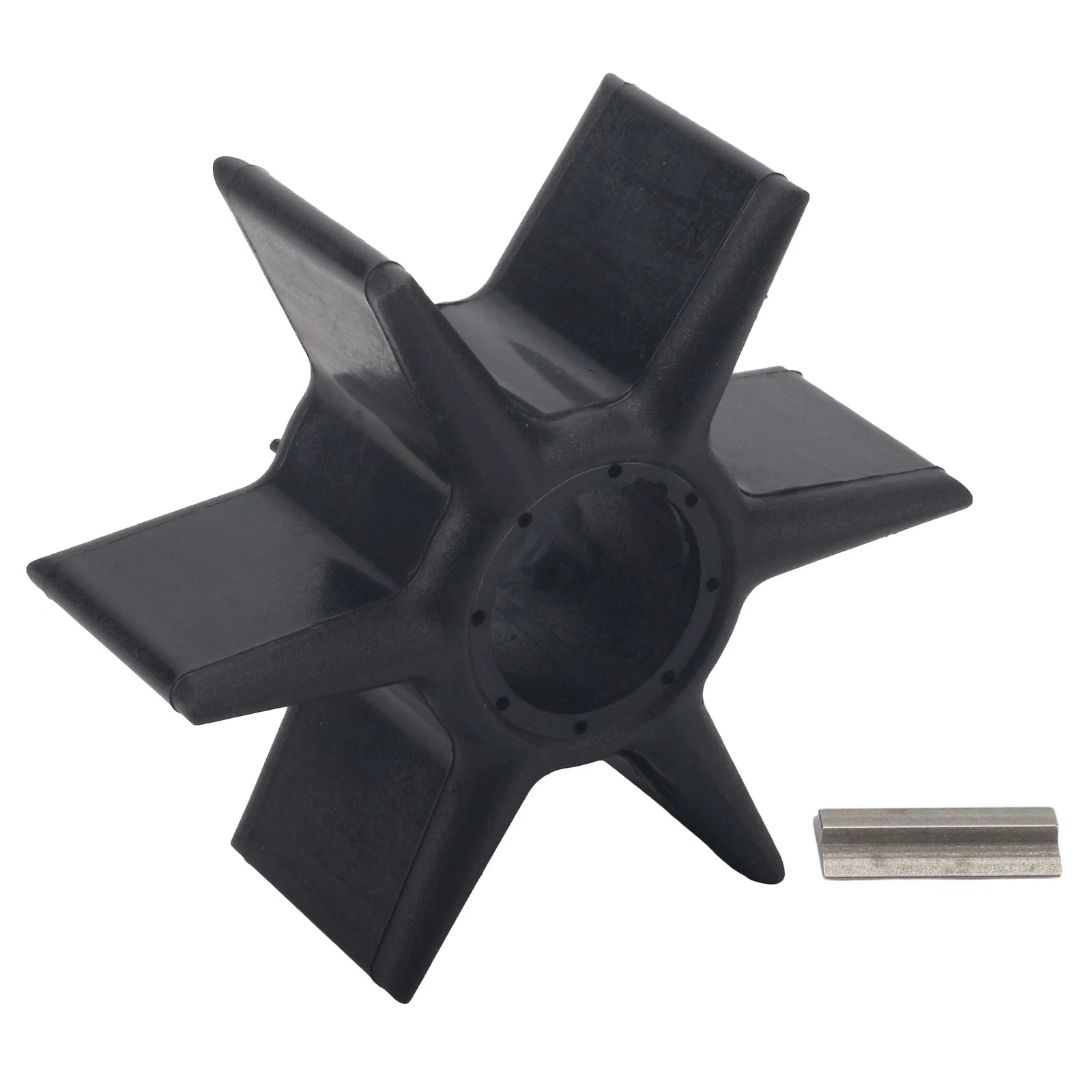 Water Pump Impeller & Key for Yamaha Outboard (6AW-44352-03, 6AW-44336-00)