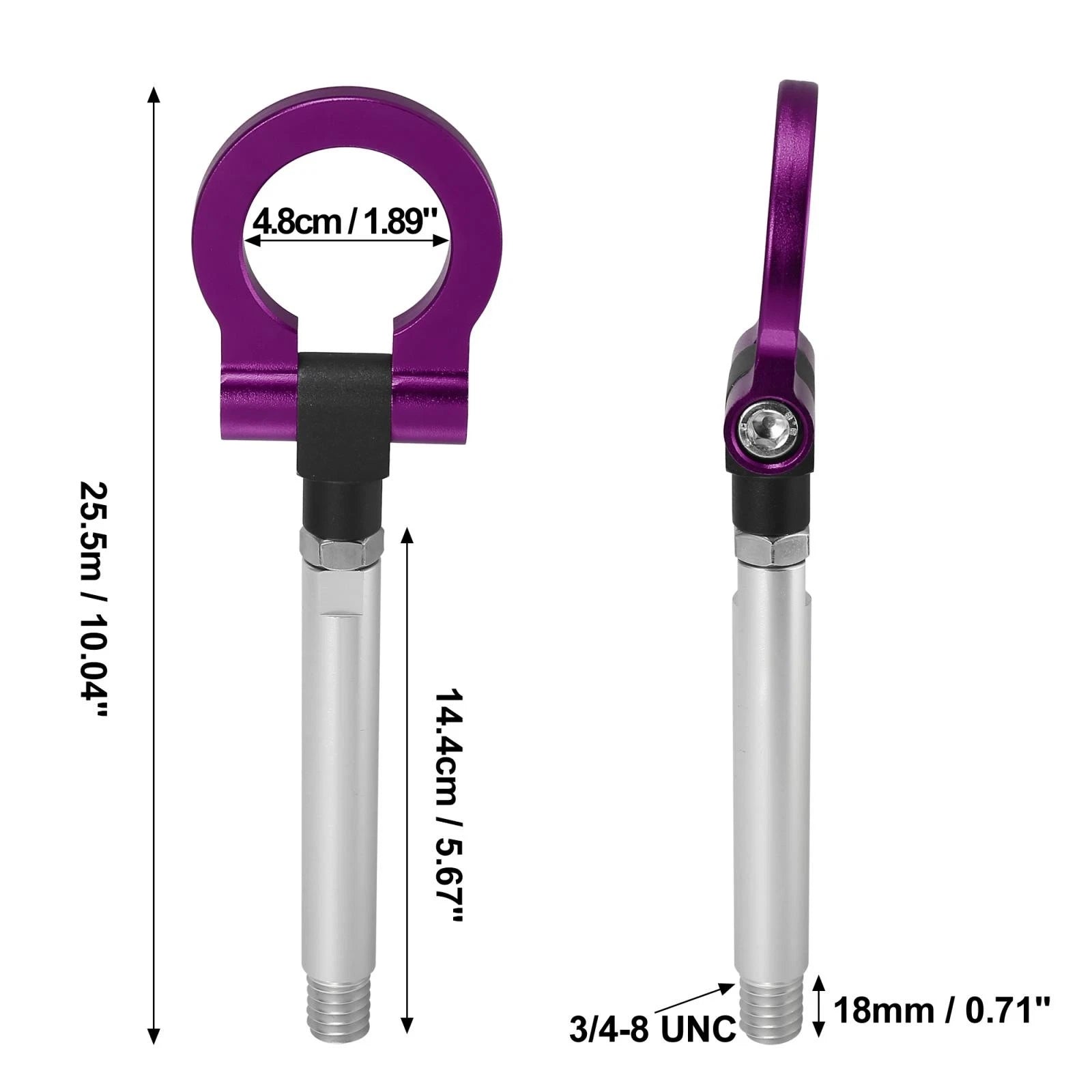 Front Bumper Tow Hook Screw for Lexus IS IS250 Aluminum Alloy (2006–2013)
