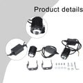 Motorcycle For Mini Driving Light for relay Set 60W with Adjustable Mount Two