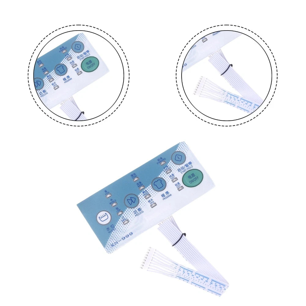 Control Panel for XN 999 Washing Machine (Standard Dimensions)