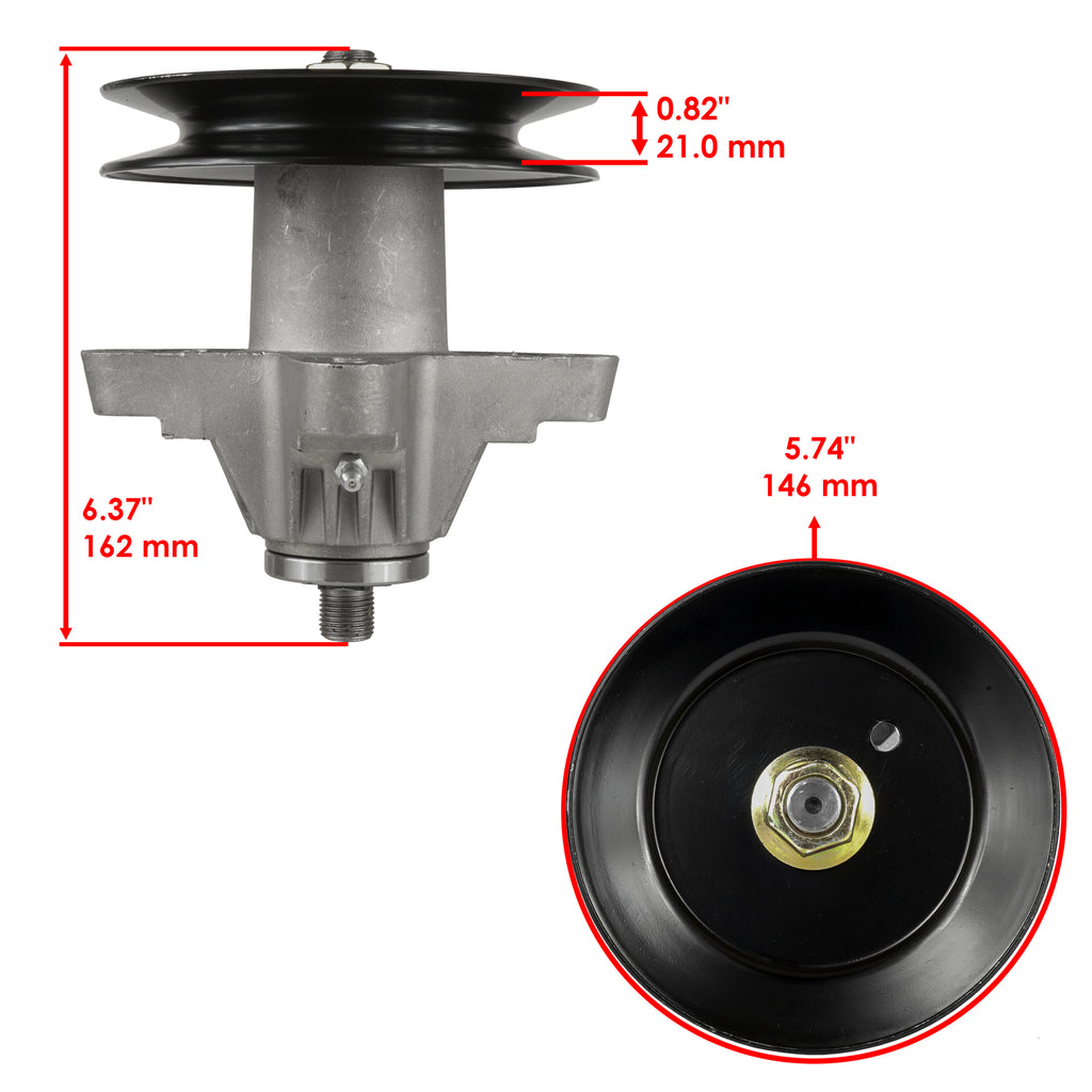 Deck Spindle with Pulley Heavy Duty for Cub Cadet SLTX 1054 LGT (2010–2019)