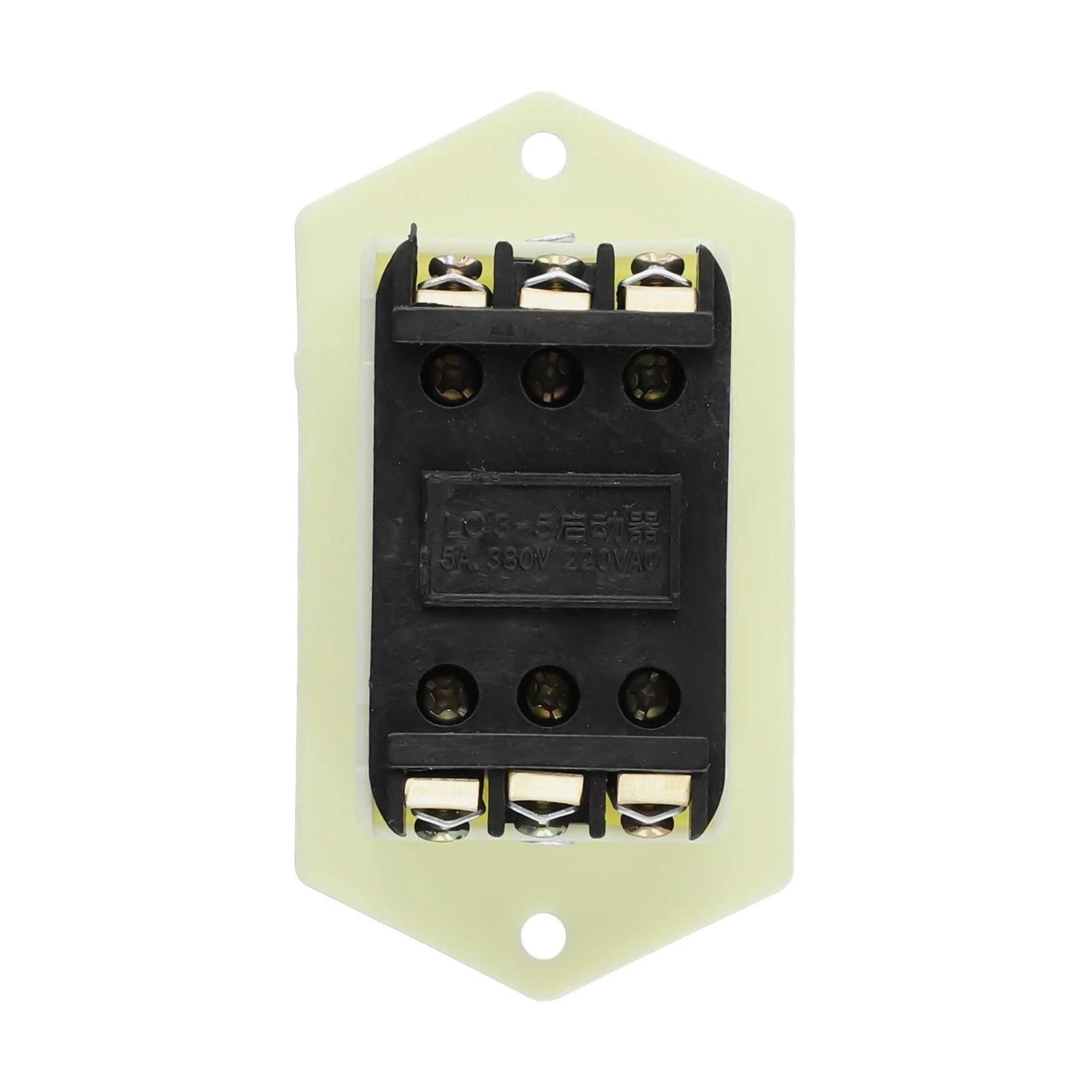 Stop Push Button Switch for Grinder (LC3-5 380V 5A, 6-Terminals)