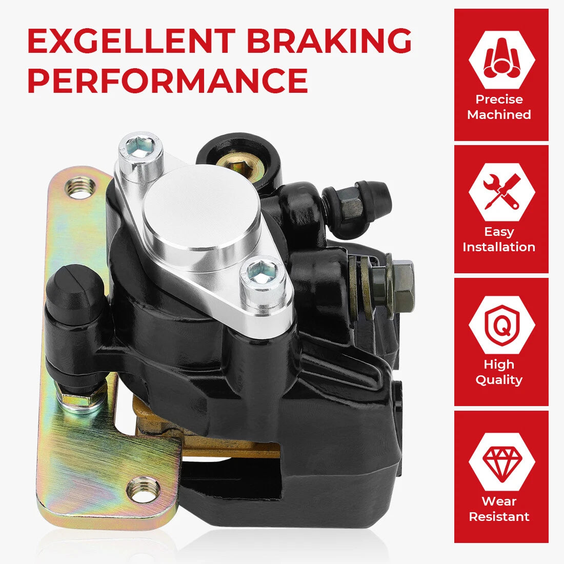 Rear Brake Caliper & Pads for Suzuki Quadracer 450 LTR450 (2006–2009)