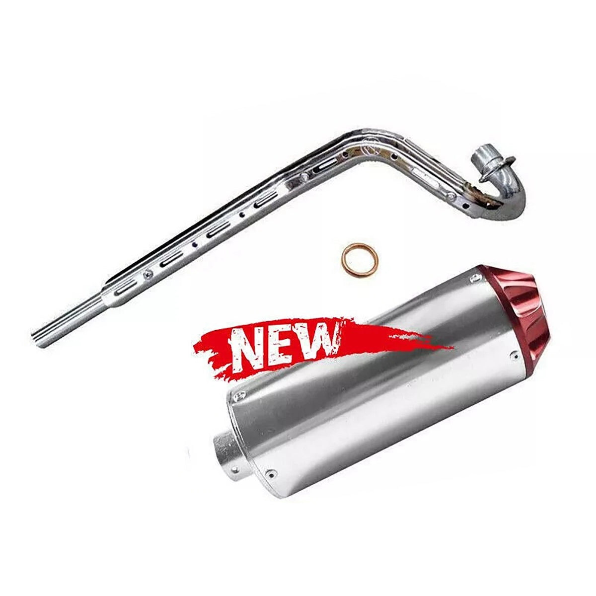 Exhaust Pipe Muffler System for PIT PRO Dirt Bike (50cc–140cc)