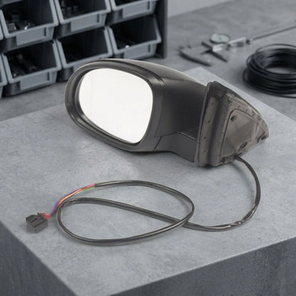 Direct Replacement Part Left Side Mirror 12V Voltage System Yellow Light Output