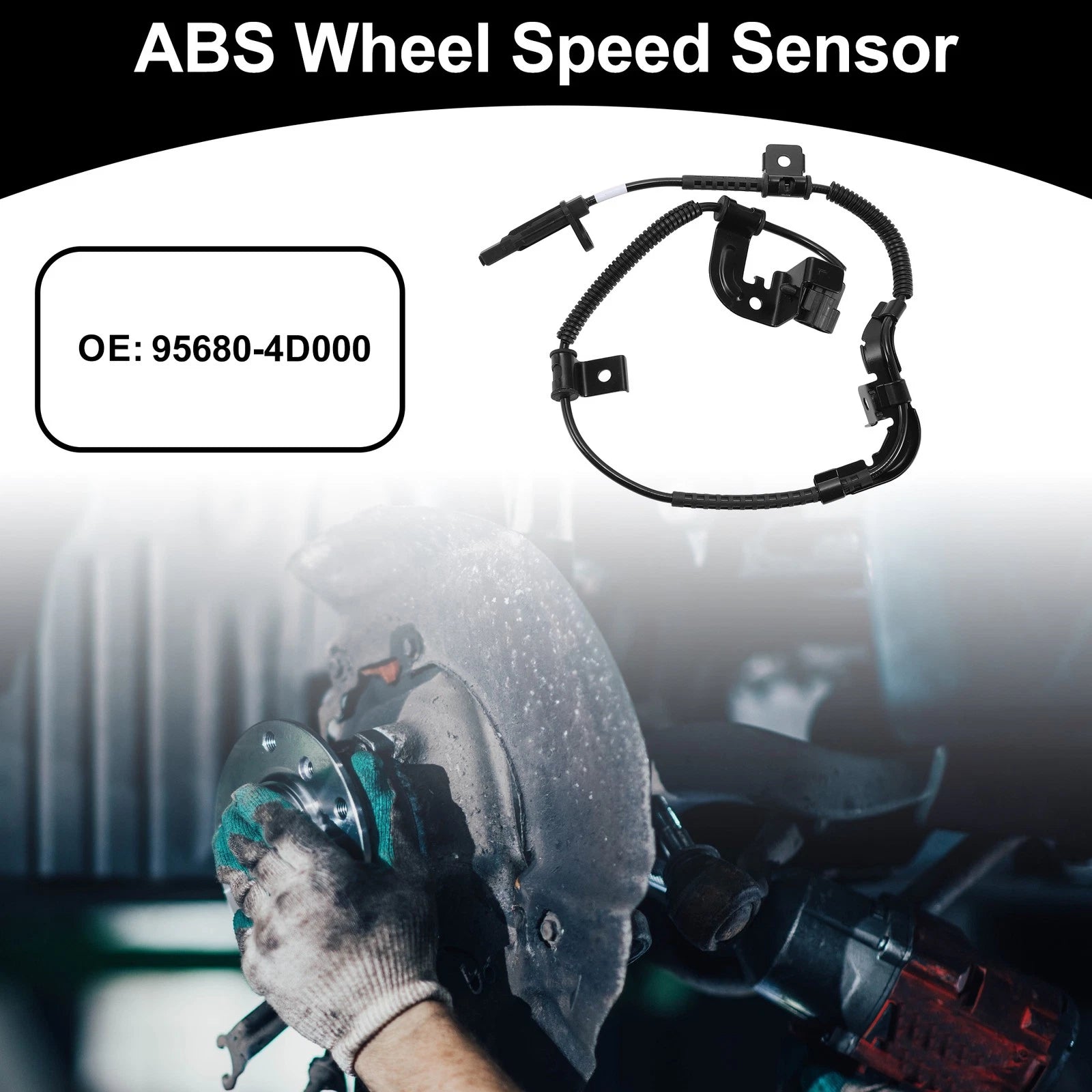 ABS Wheel Speed Sensor Rear Left Replacement for Hyundai Entourage (2006–2010)