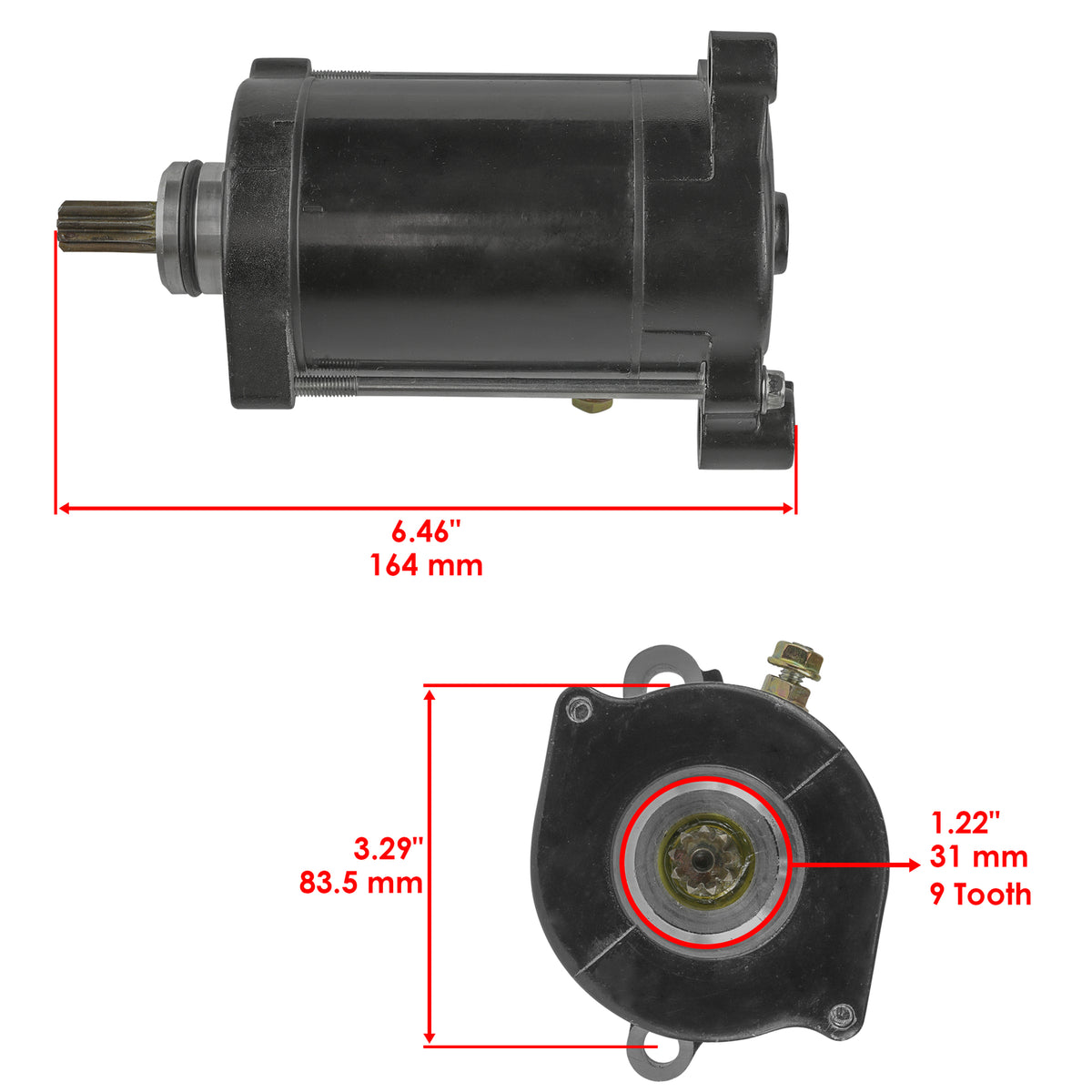 Starter Solenoid Stator Replacement for Yamaha FX-1 FX700 (1994–1995)
