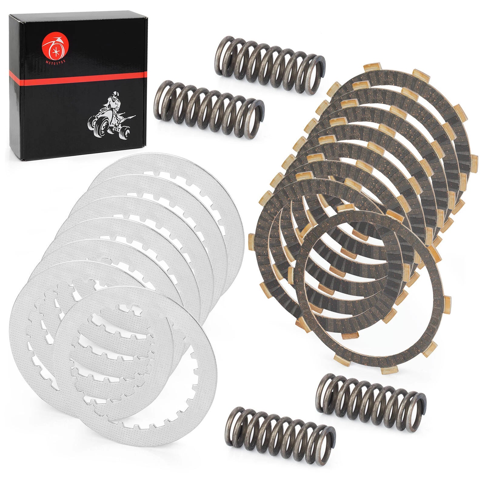 Clutch Friction Steel Plates Kit for Honda VT750C2, VT750CBS (2007–2024)