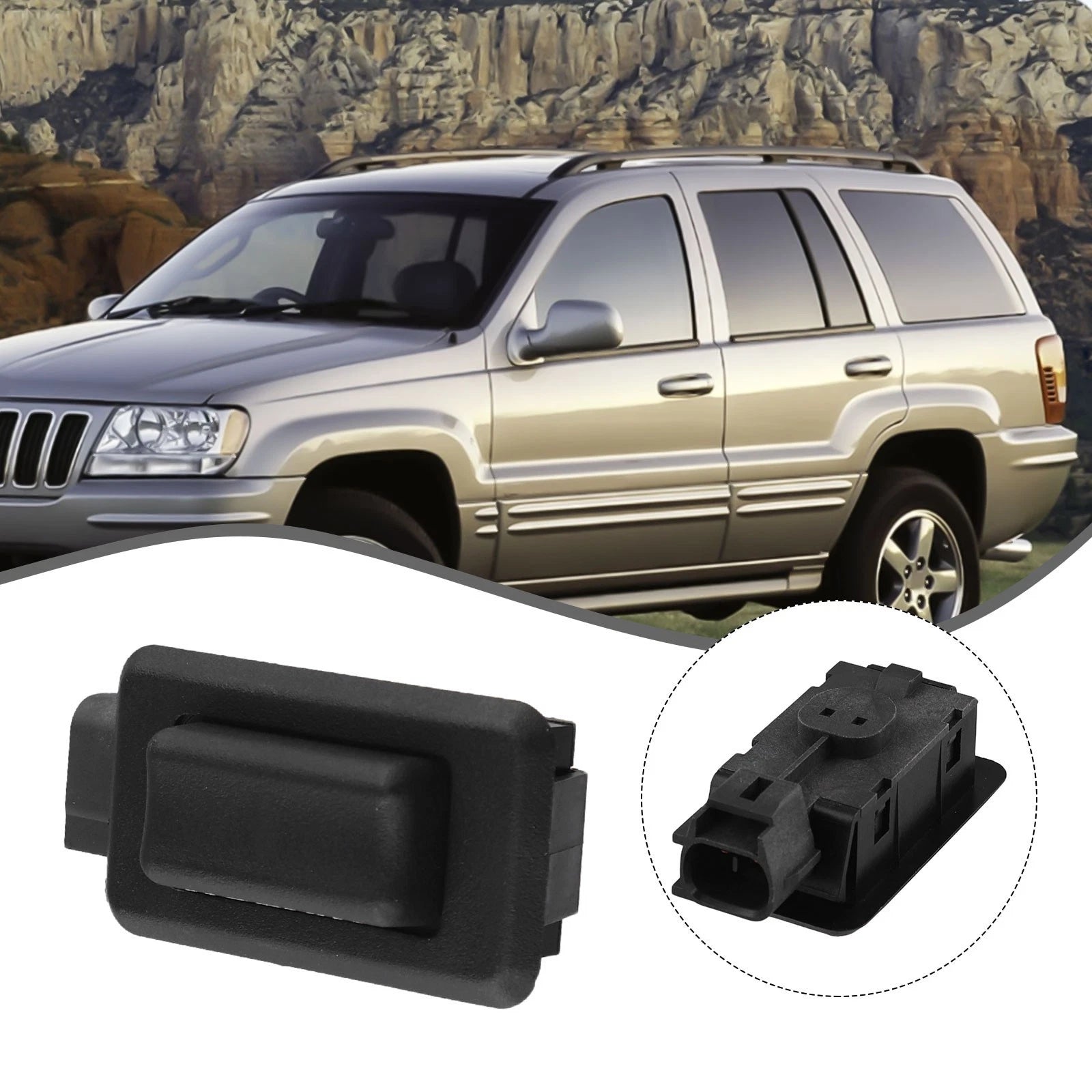 Rear Flipper Window Control for Jeep Commander (OE Number Match)