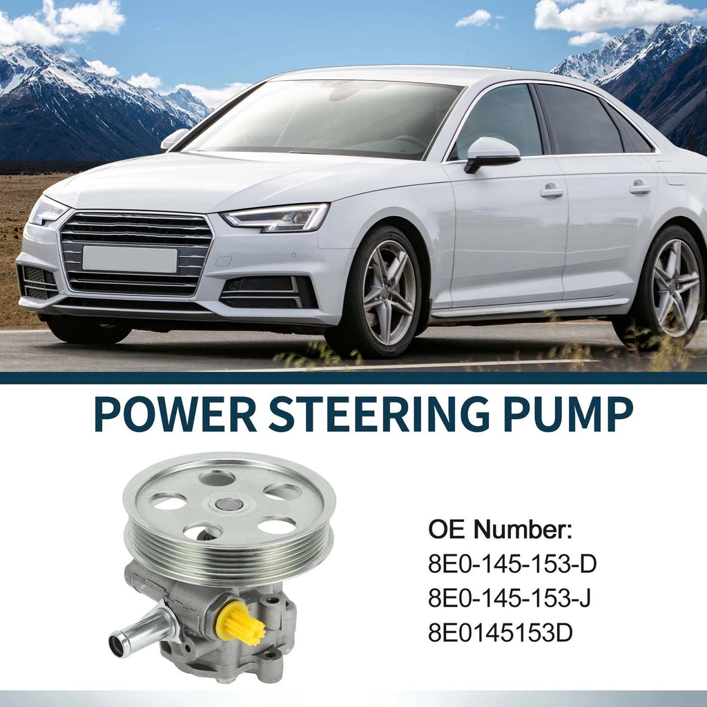 Power Steering Pump with Pulley for Audi A4 2.0L (2005–2009)