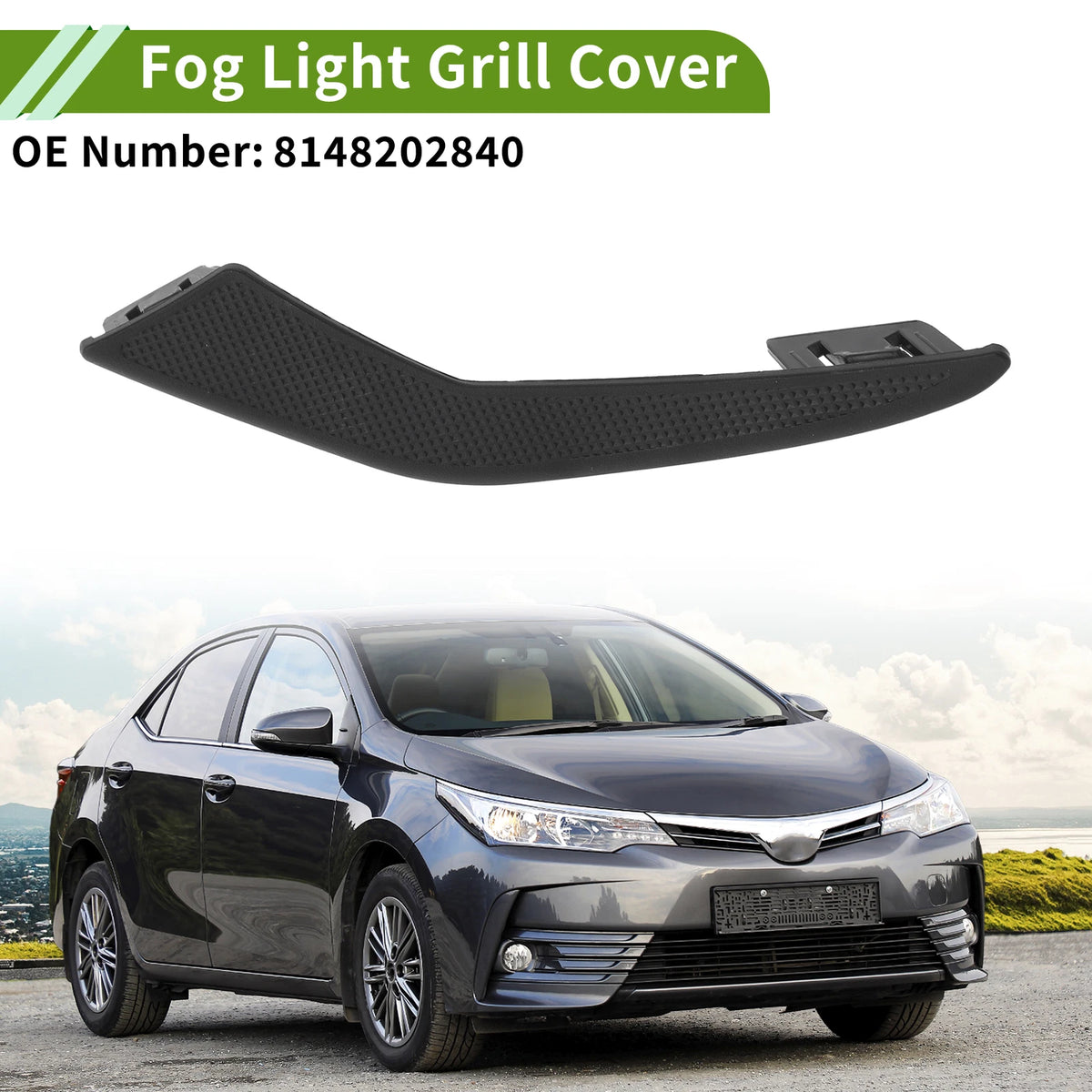 1 Pc Fog Light Grill for Toyota Corolla (2019–2021) No. 8148202840