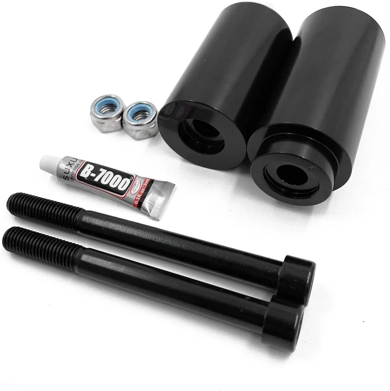 Black Spike Frame Slider Crash Protector for Kawasaki ZX-7R (1996–2003)