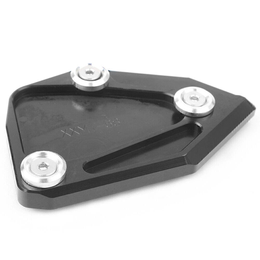 Kickstand Side Stand Extension Pad Plate Fit BMW C650 GT 2012 - 2016 BLACK motor