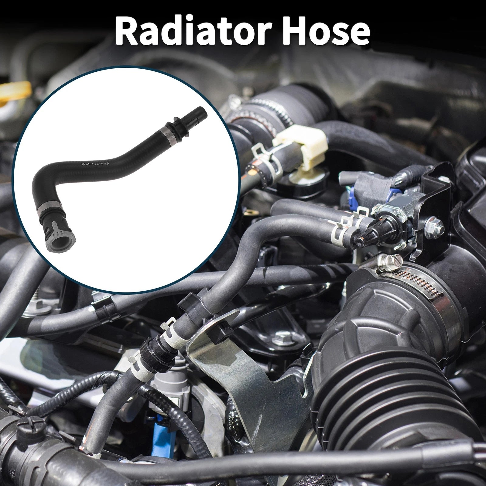 Radiator Hose Replacement for Ford Escape III Rubber Warm Air Inlet Pipe (2013–2019)