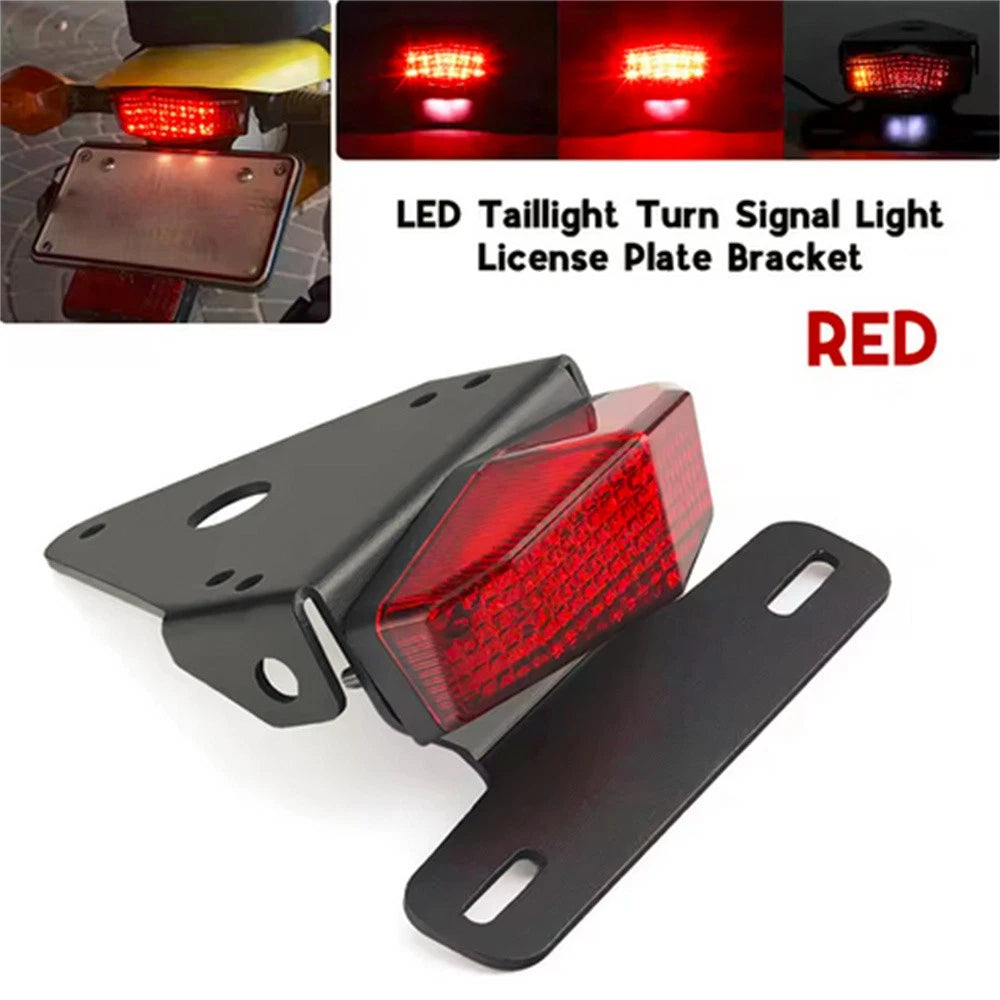 LED Tail Brake Light License Plate Bracket for Honda XR250R XR400R (1996–2004)