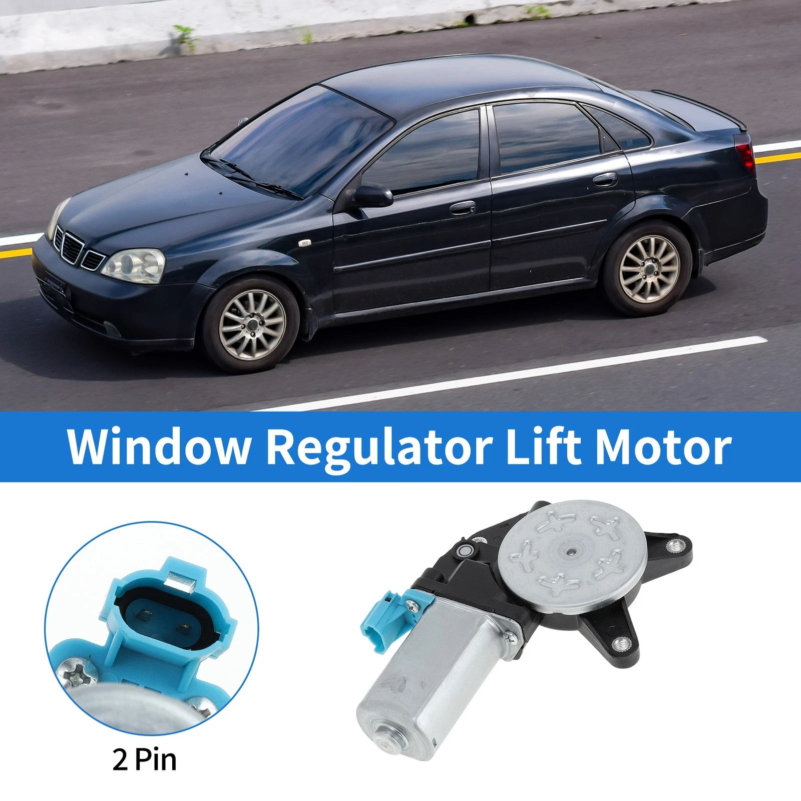 Power Window Regulator Lift Motor Replacement for Chevrolet Optra (2004–2007)