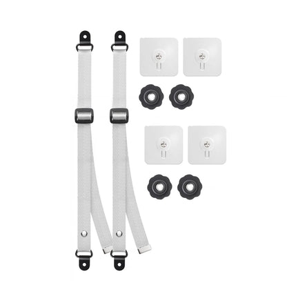 Adjustable Monitor Mount for Corner Desks with Anti Tip Strap
