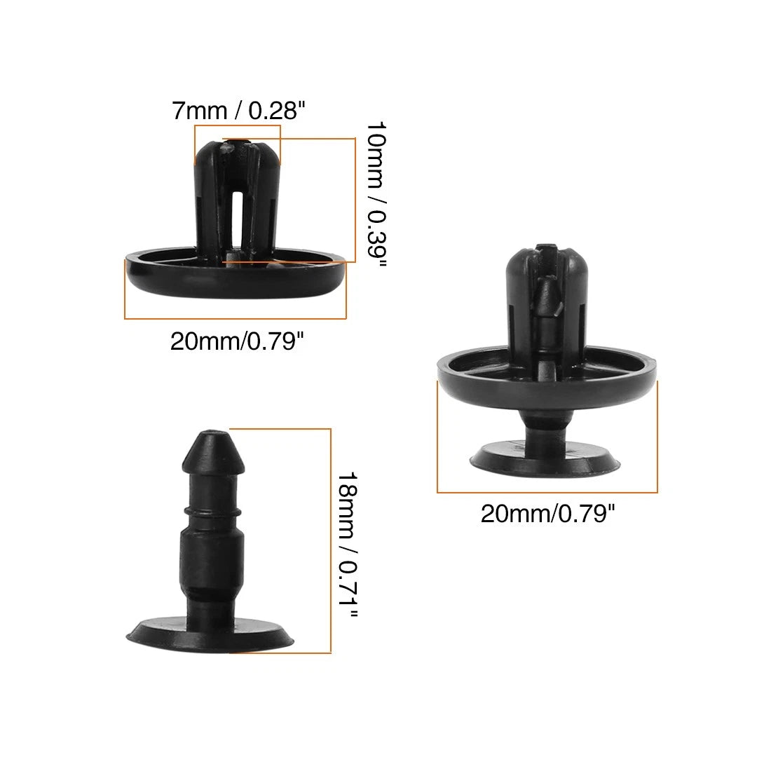 Rivet Guard Clips Retainer Fastener for Toyota 30pcs (1990–2020)