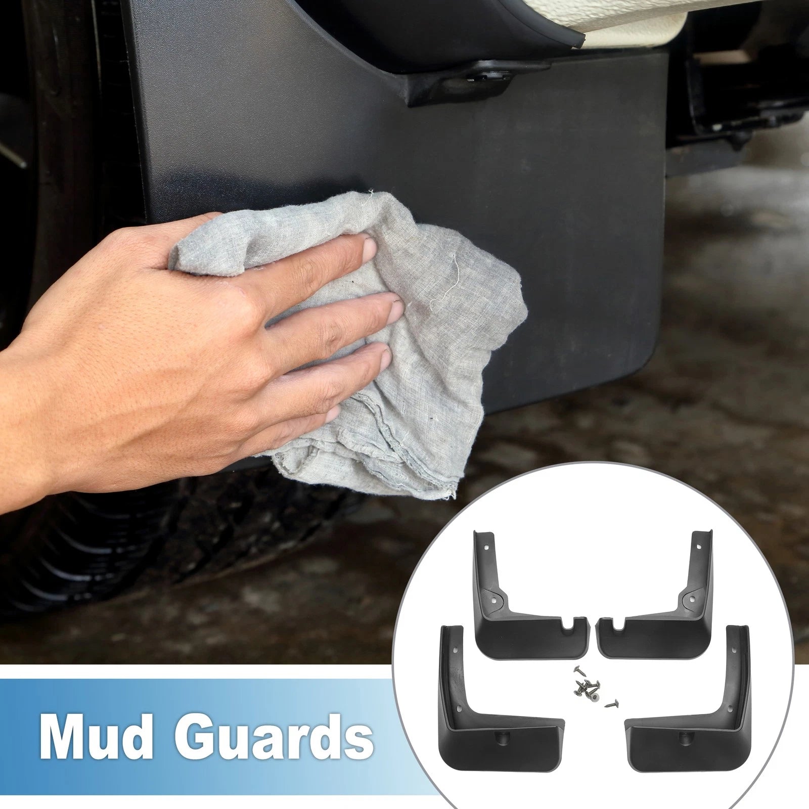 Mud Flap Splash Guard Mud Guard for Hyundai Elantra (2017–2019)