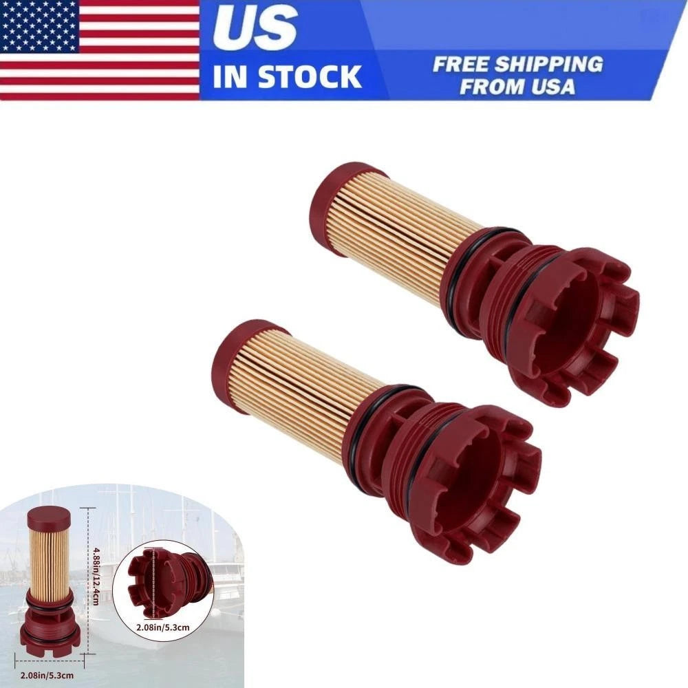 2x Fuel Filter for Mercury Optimax Verado (35-884380T, 35-8M0020349)