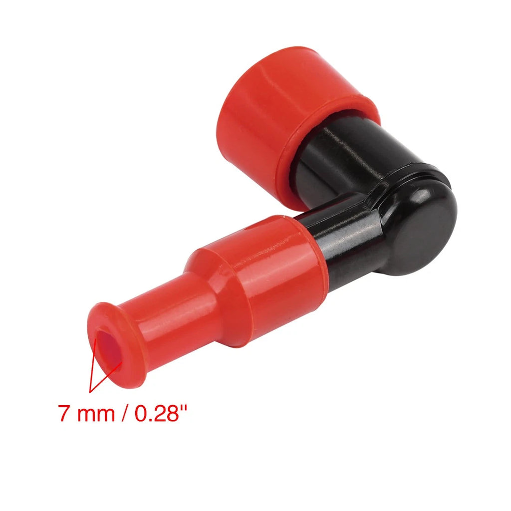 2pcs Spark Plug Cap 90 Degree Waterproof for CG125 WY125 Motorcycle (1990–2010)