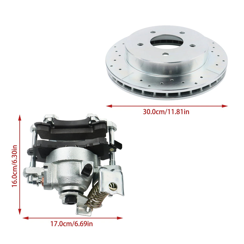 Rear Axle End Disc Brake Conversion Kit for Chevrolet C10 Panel (1966–1967)