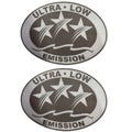 2X Outboard Graphic Light Gray Sticker Decal for Outboard Engine