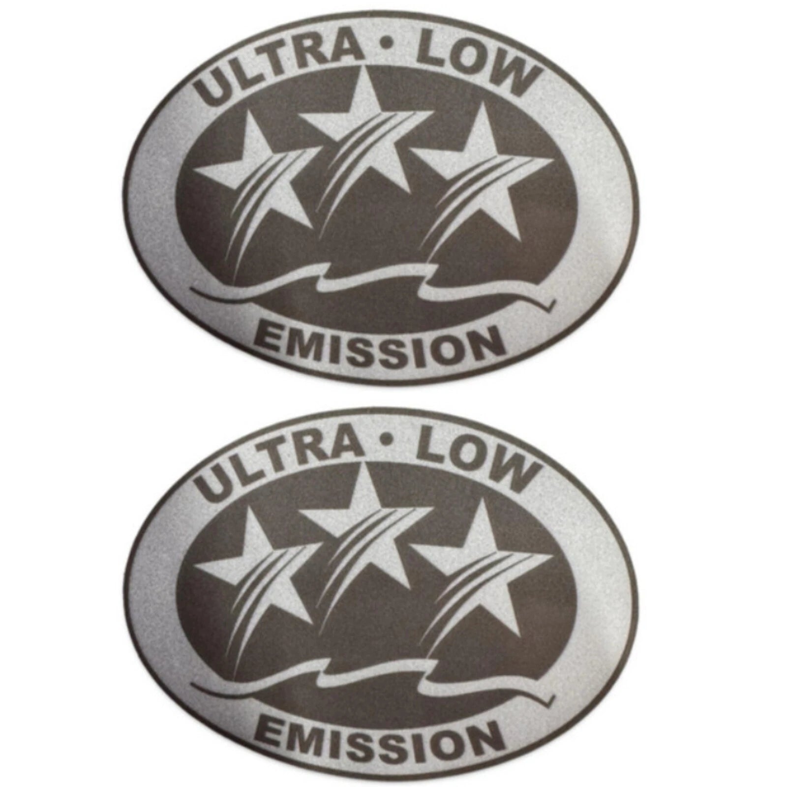 2X Outboard Graphic Light Gray Sticker Decal for Outboard Engine