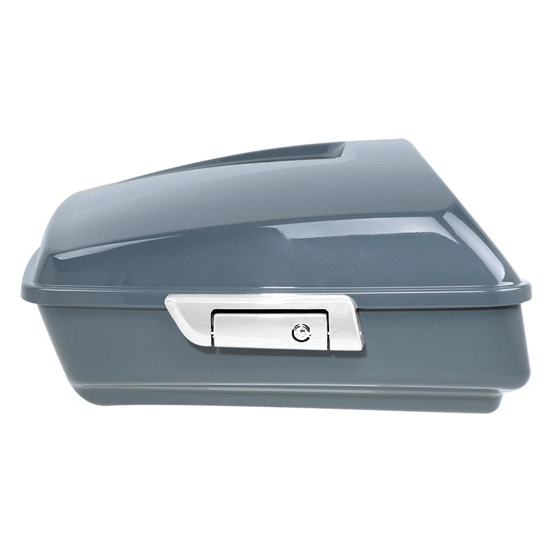 Chopped Trunk Backrest Mount Light for Harley Touring (2014–2026) Gunship Gray