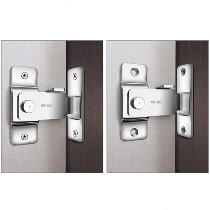 2X Right Angle Door Latch for Easy Installation (Drill/Non-Drill Options)